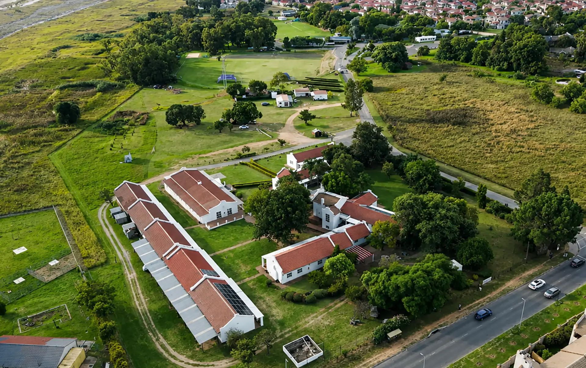 Summerhill campus aerial view